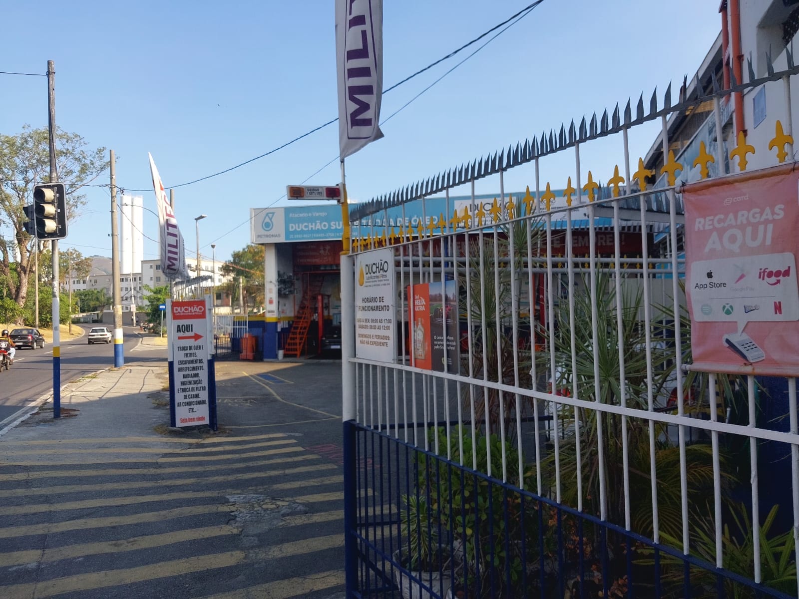 Entrada do estabelecimento