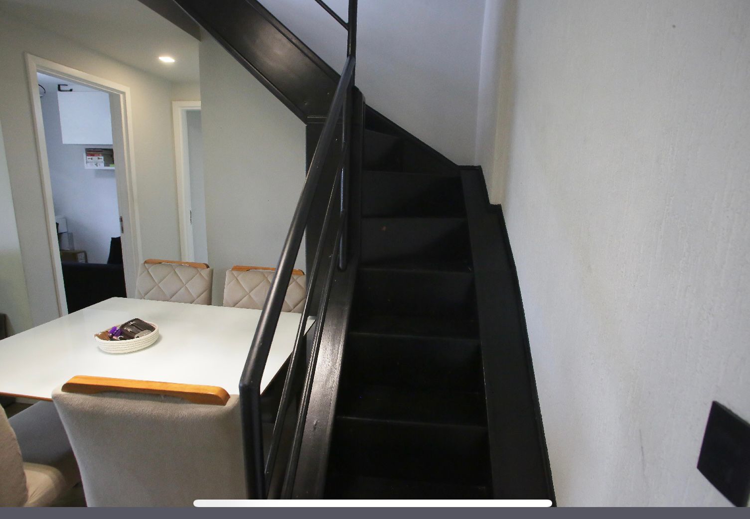 Escada para o segundo pavimento