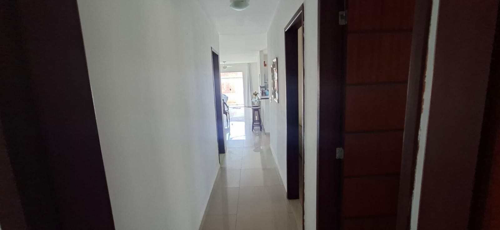 Corredor dos cômodos